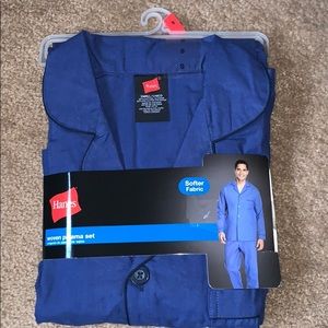 NWT Hanes Woven Pajama Set
